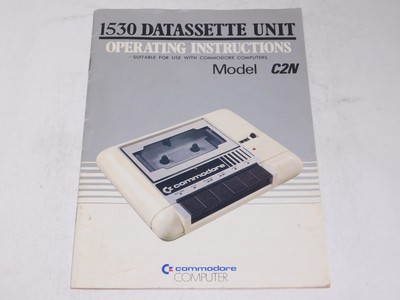 1530 Datassette Unit Commodore Manual C2N Vintage Computer Book (nice)