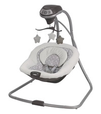 2 Graco Simple Sway Baby Swings - gray, used, in good shape 