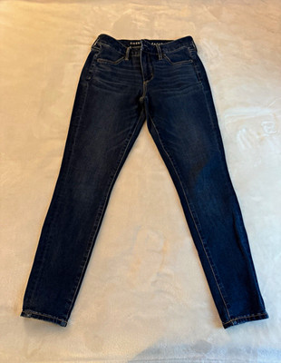 American Eagle Dream Stretch Dark Wash Skinny Jean Mid Rise Pocket Stretch Size4
