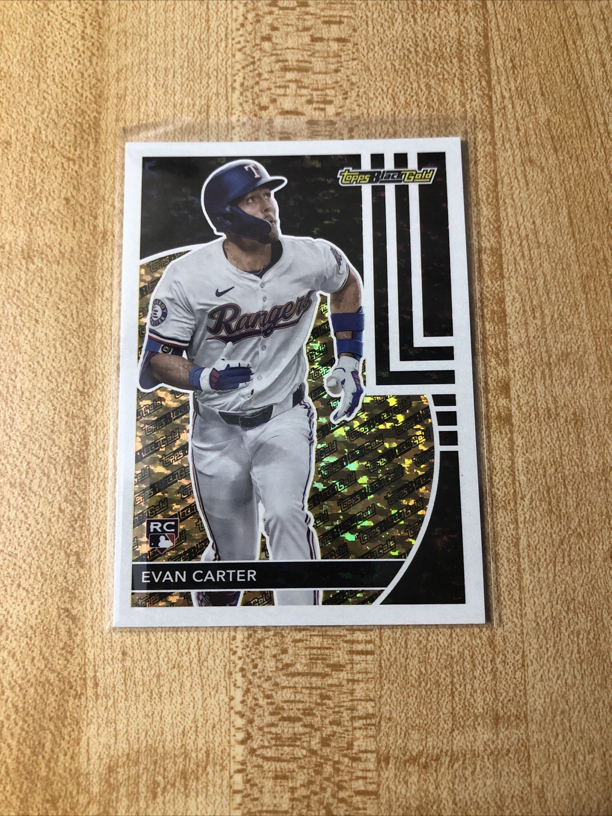 2024 Topps Update ~ EVAN CARTER Topps Black Gold (RC) #BG-14 - TEX Rangers