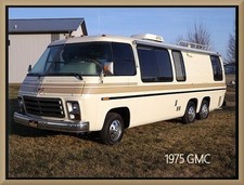 1975 Gmc Motorhome Rv Toolbox - Refrigerator Magnet 42 Mil