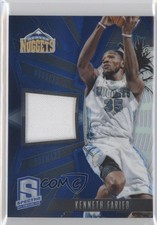 2013-14 Panini Spectra Swatches 45/49 Kenneth Faried #24 w1w