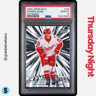 2025 UPPER DECK SERIES 1 #234 DOMINIK SHINE OUTBURST SILVER YOUNG GUNS RC PSA 10