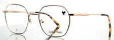 CALVIN KLEIN CK25103 770 Gold Womens Geometric Eyeglasses 52-19-145 B:46