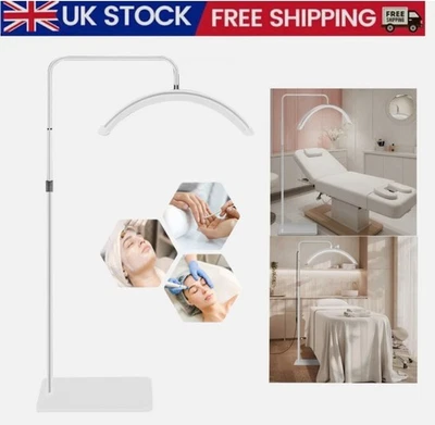 Half Moon Floor Light Adjustable LED Video U-Shaped Beauty Lamp For Beauty Salon