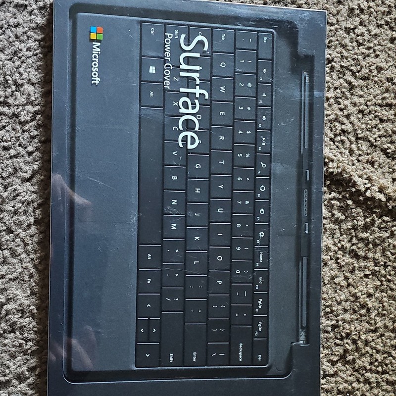 Microsoft Surface Power Cover Keyboard Dock Black QWERTY English
