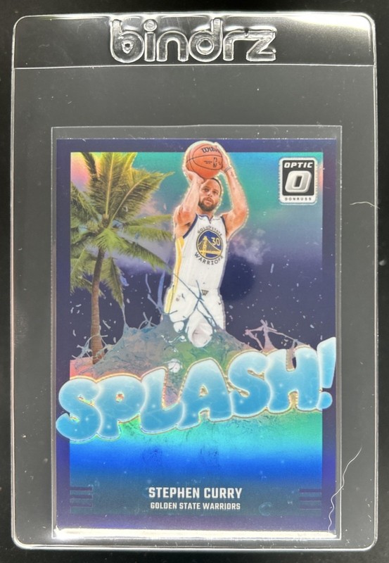2024-25 Panini Donruss Optic Stephen Curry Splash! Purple #2 Warriors