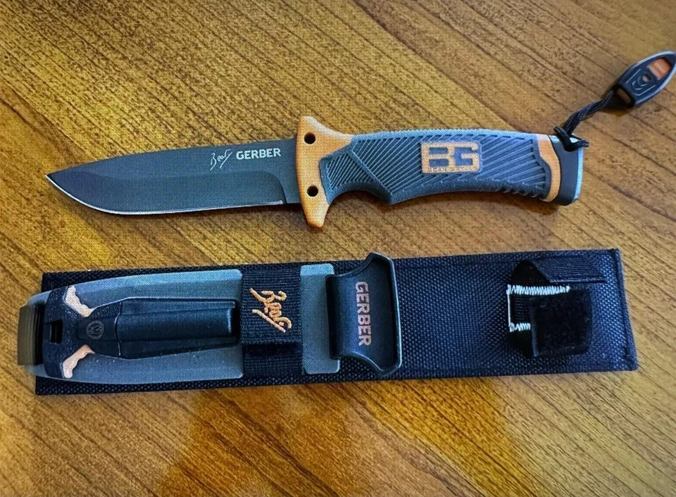 GERBER "BEAR GRYLLS" MESSER ULTIMATE SURVIVAL MIT FESTSTEHENDER KLINGE -NEU-n - Bild 2 von 3