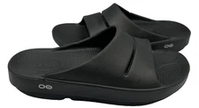 OOFOS Women's OOahh Slip On Comfort Sandal Slides Black Size:12 176K