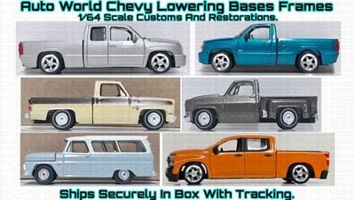 Lowering Base Frame 1/64 Scale Auto World Chevy Trucks & Suvs & Cars