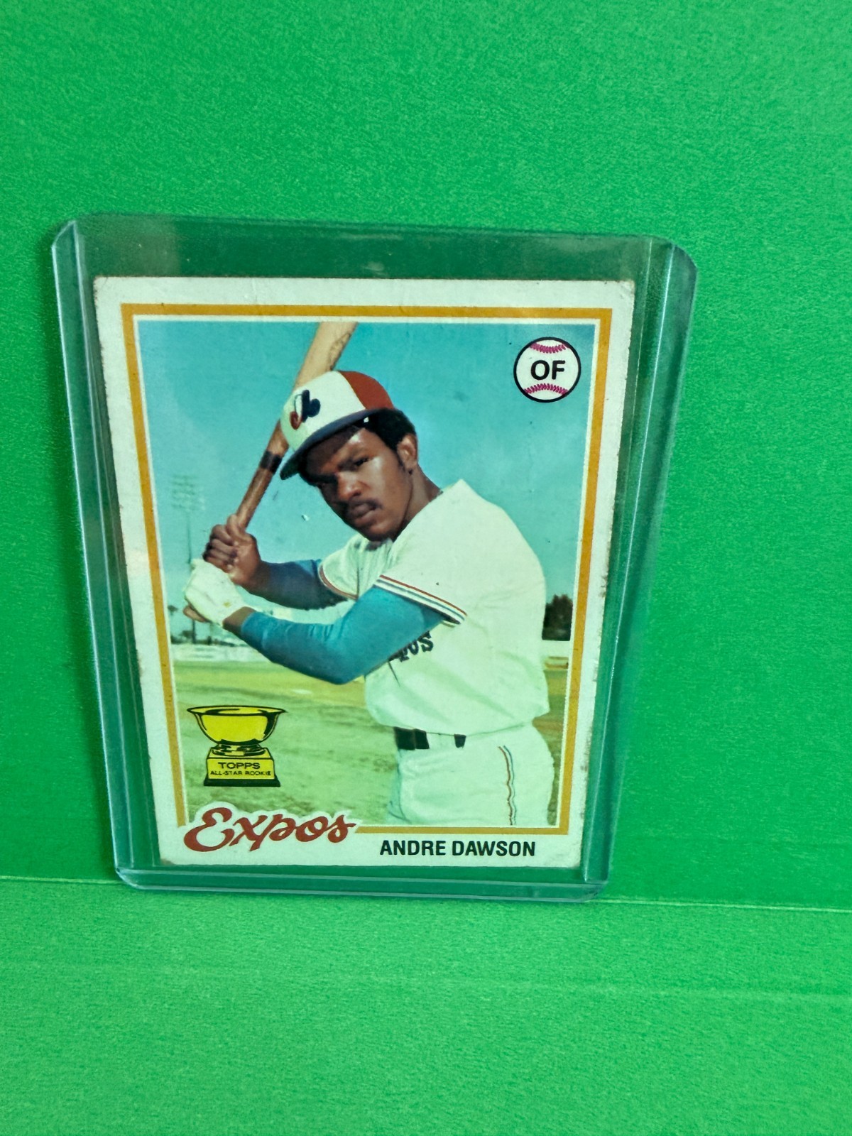 Andre Dawson 1978 Topps #72 Montreal Expos All Star Rookie w/Protector