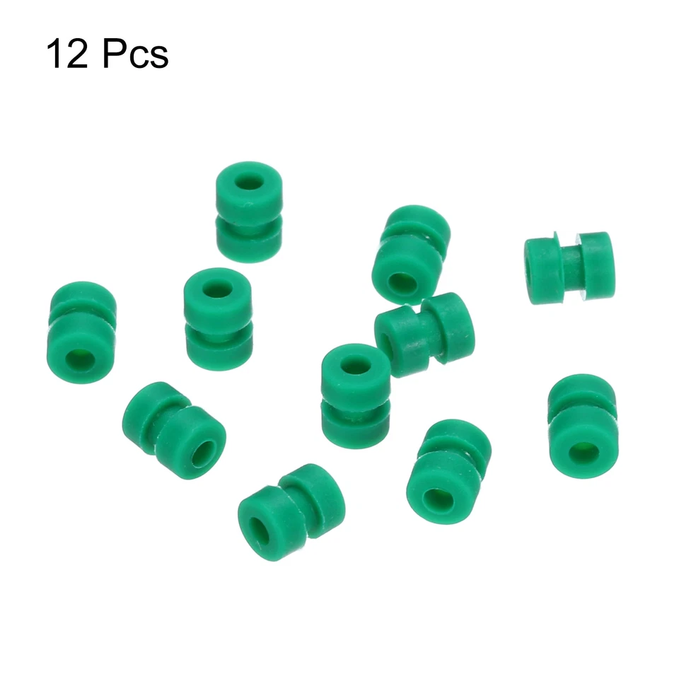 12 stücke RC Anti Vibration Gummibälle F4 F7 Flug Controller M3x5.6mm Dunkelgrün - Bild 3 von 4