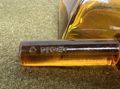 Disney Tigger Vintage Amber Perfume Bottle Glows Under Black Light See Pics - Picture 4 of 6