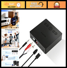 Receptor de audio HiFi Bluetooth 5.4, chip Qualcomm, LDAC aptX HD, AUX RCA óptico