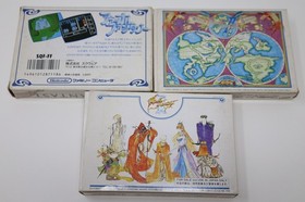Final Fantasy I II III 1 2 3 Nintendo Famicom Box Manual Japan *US Seller* *Work