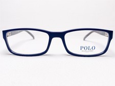 NEW Polo Ralph Lauren PH2154 5590 Mens Eyeglass Frames Blue Rectangle 56/17 145