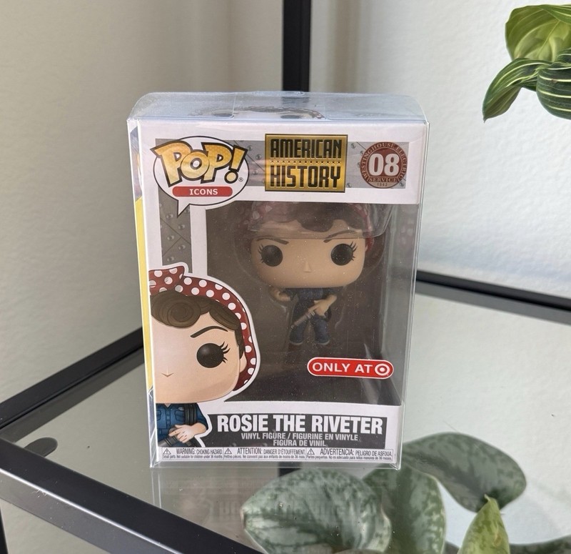 Funko Pop! Icons 08 American History Rosie the Riveter Target Exclusive, Vaulted