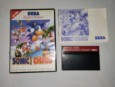 Sonic Chaos Sega Master System Tested CIB US Seller