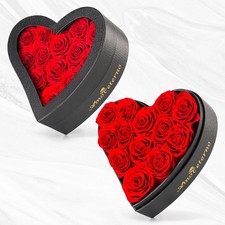 Flower, Forever Roses in A Box, Fresh Flowers, Birthday Gifts for Her, Women, Mo