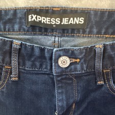 Express Stella Barely Boot Low Rise Dark Blue Women's Jeans 5-Pocket FREE SHIP