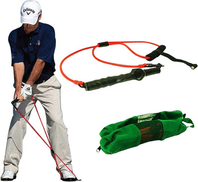 Golf Exerciser Resistance Bands Exercise Fitness or Pilates Workout Gym Sports S