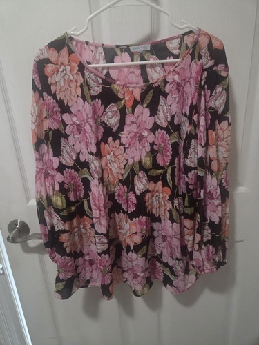 Floral & Ivy floral patterned top Floral sz XL