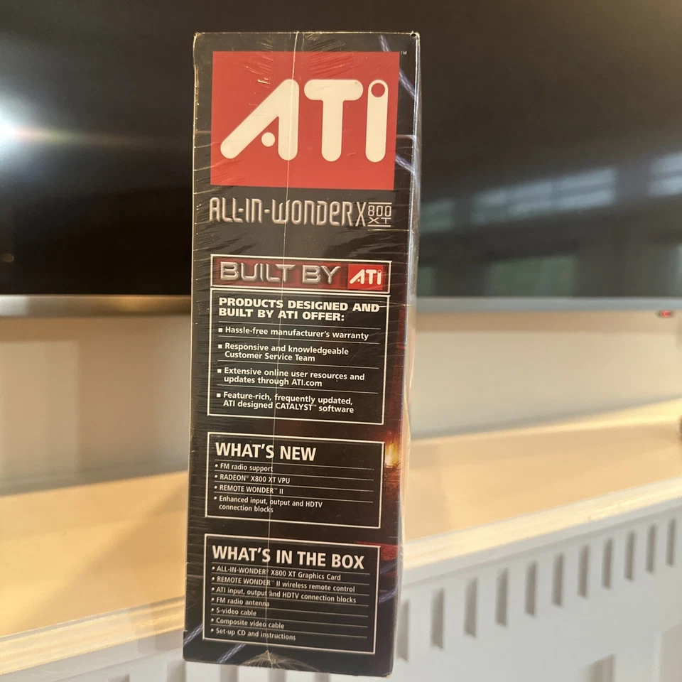 ATI AIW All-In-Wonder X800XT 256MB AGP Graphics Kit (New-Sealed) - Image 3 of 3