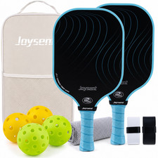 Joysent Pickleball Paddle Set of 2 USAPA Approved T300 Carbon Fiber 14mm