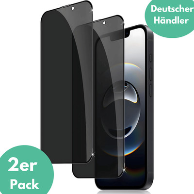 2X Blickschutz Schutzglas für iPhone 17e Display Panzerfolie Anti-Spy Privacy 9H