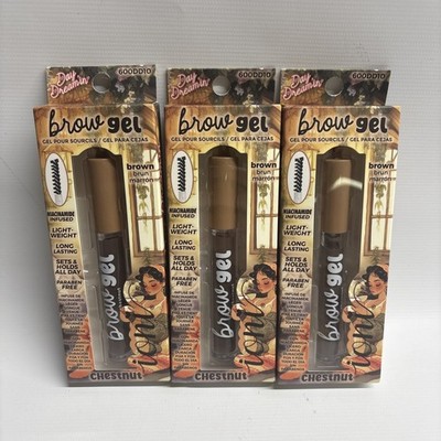 3 Pack - IONI COSMETICS - DAY DREAMIN - CHESTNUT BROWN  - BROW GEL - FREE SHIP