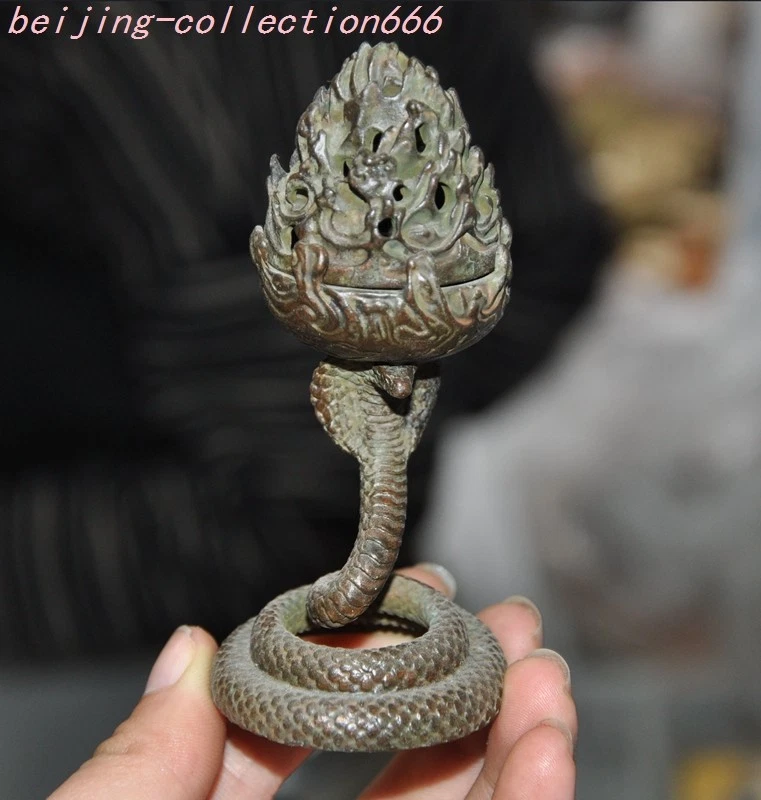 中国风青铜蛇摆件、雕像| eBay