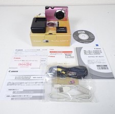 Canon PowerShot A3300 IS Pink Compact Digital Camera Tested Working Japan
