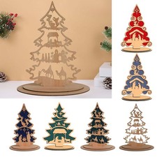 Christmas Decoration Xmas Gift Desktop Ornament for Party Shelf Living Room