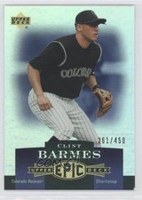 2006 Upper Deck Epic 261/450 Clint Barmes #82 9ap