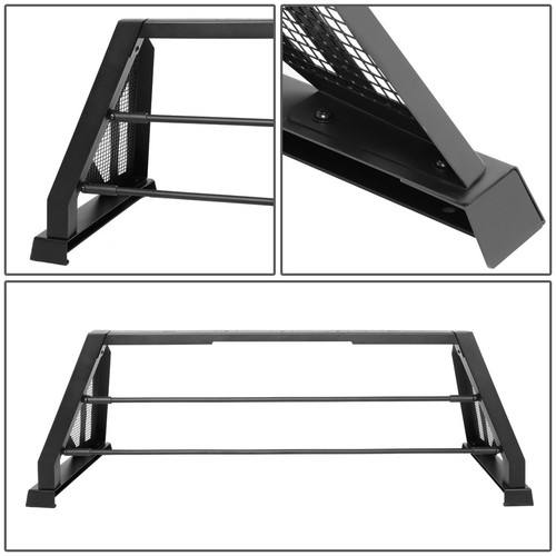 FOR 04-14 CHEVY COLORADO STYLESIDE TRUCK BED ALUMINUM MESH CHASE RACK ROLL BAR - Picture 6 of 8