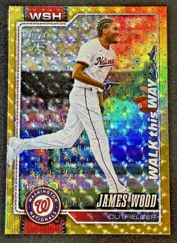 2026 Topps Celebration Walk This Way Foilfractors JAMES WOOD 1/1 #349 Case Hit