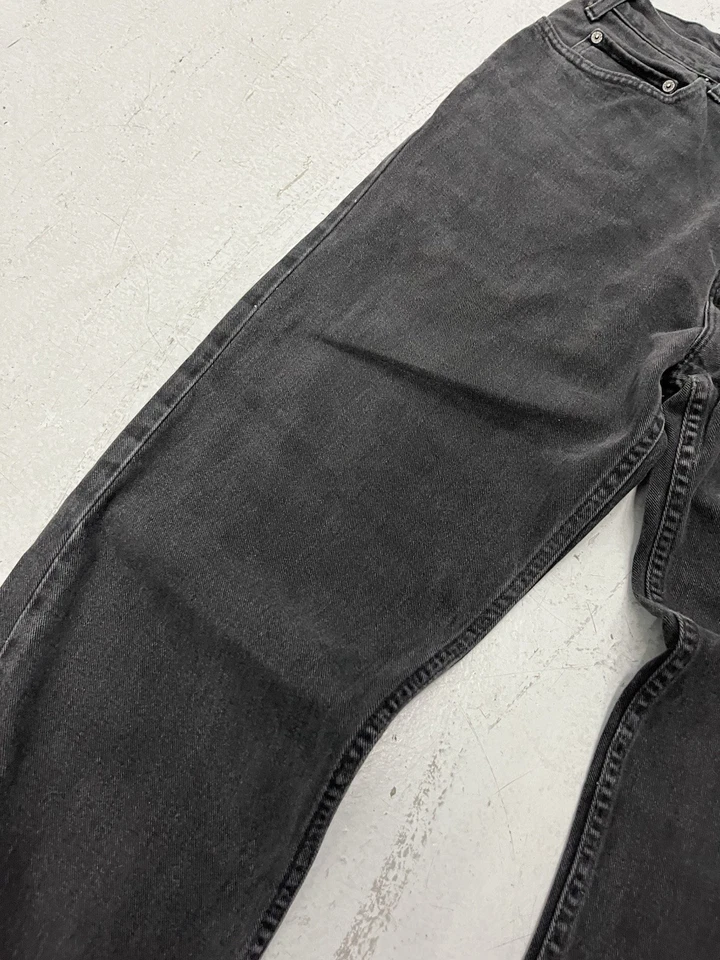 Vintage Gap Jeans Mens 36 30 Black Easy Fit Straight Denim Cotton Comfort Y2K - Image 4 of 4