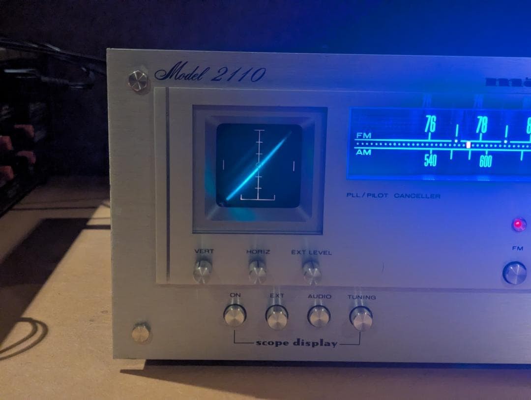 Marantz Model 2110 AM/FM Stereophonic Tuner Oscilloscope Restored