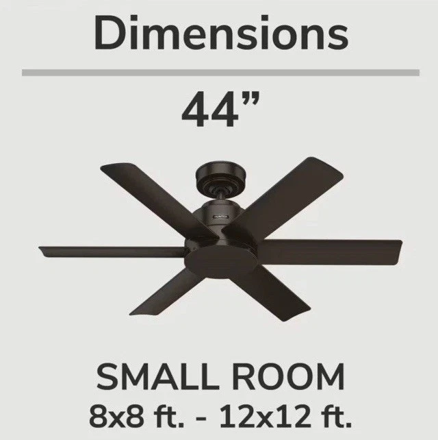 Compare $270 Hunter 51114 Kennicott Ceiling Fan 44” Premier Bronze Brown Finish - Image 4 of 4