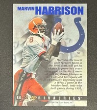 Marvin Harrison & Keyshawn Johnson 1996 Pro Line Rivalries ROOKIE #R16