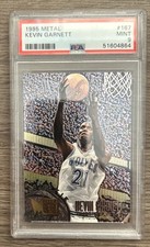 1995-96 KEVIN GARNETT Rookie Card Fleer Metal #167 Timberwolves Hall of Fame HOF. rookie card picture