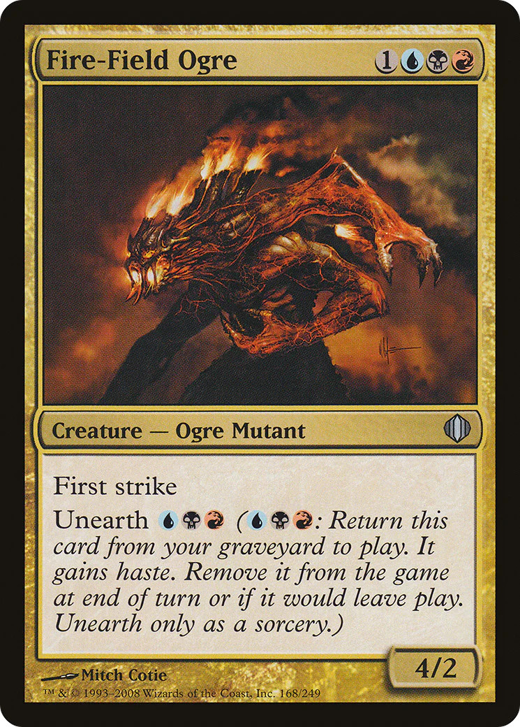 Fire-Field Ogre [Shards of Alara] Magic MTG