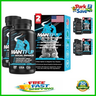 Daily Sexual Enhancer for Men | Boost Libido & Testosterone - 120 Count (2 Pack)
