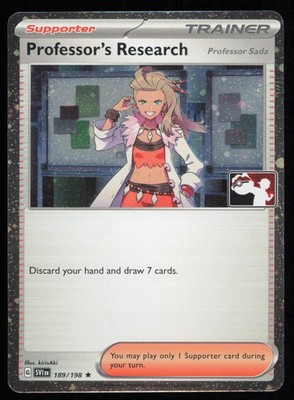 Professor's Research 189/198 Holo Rare Pokemon Prize Pack Series Cards LP