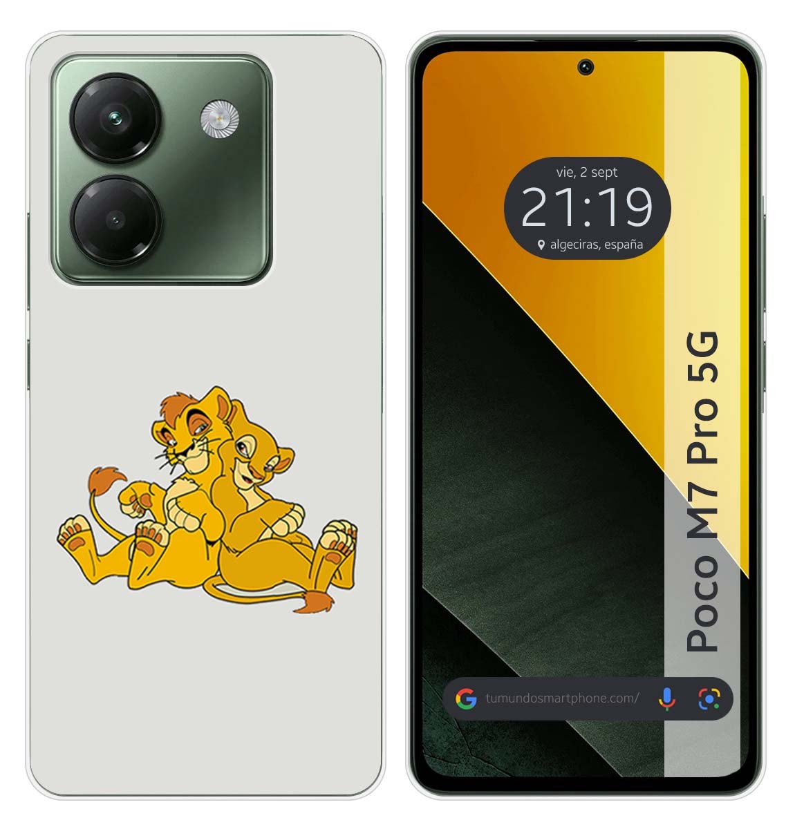 Custodia In Silicone Per Xiaomi Poco M7 Pro 5G Design Leoni Disegni