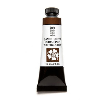 Daniel Smith Sepia Watercolor 0.5 Fl Oz Professional Art Paint PBr7 PBk9
