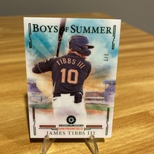 2025 Panini Boys of Summer James Tibbs III #95 Emerald /5 Los Angeles Dodgers