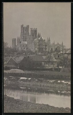 Ely, View of the cathedral, Ansichtskarte 