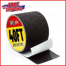 STAIRS ANTI SLIP TAPE Waterproof Steps Ramps Grip Tapes Black 4" x 40 Feet Wide