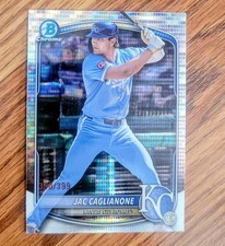 RARE 2025 Bowman Chrome Rare Pulsar Refractor Jac Caglianone /399!!!